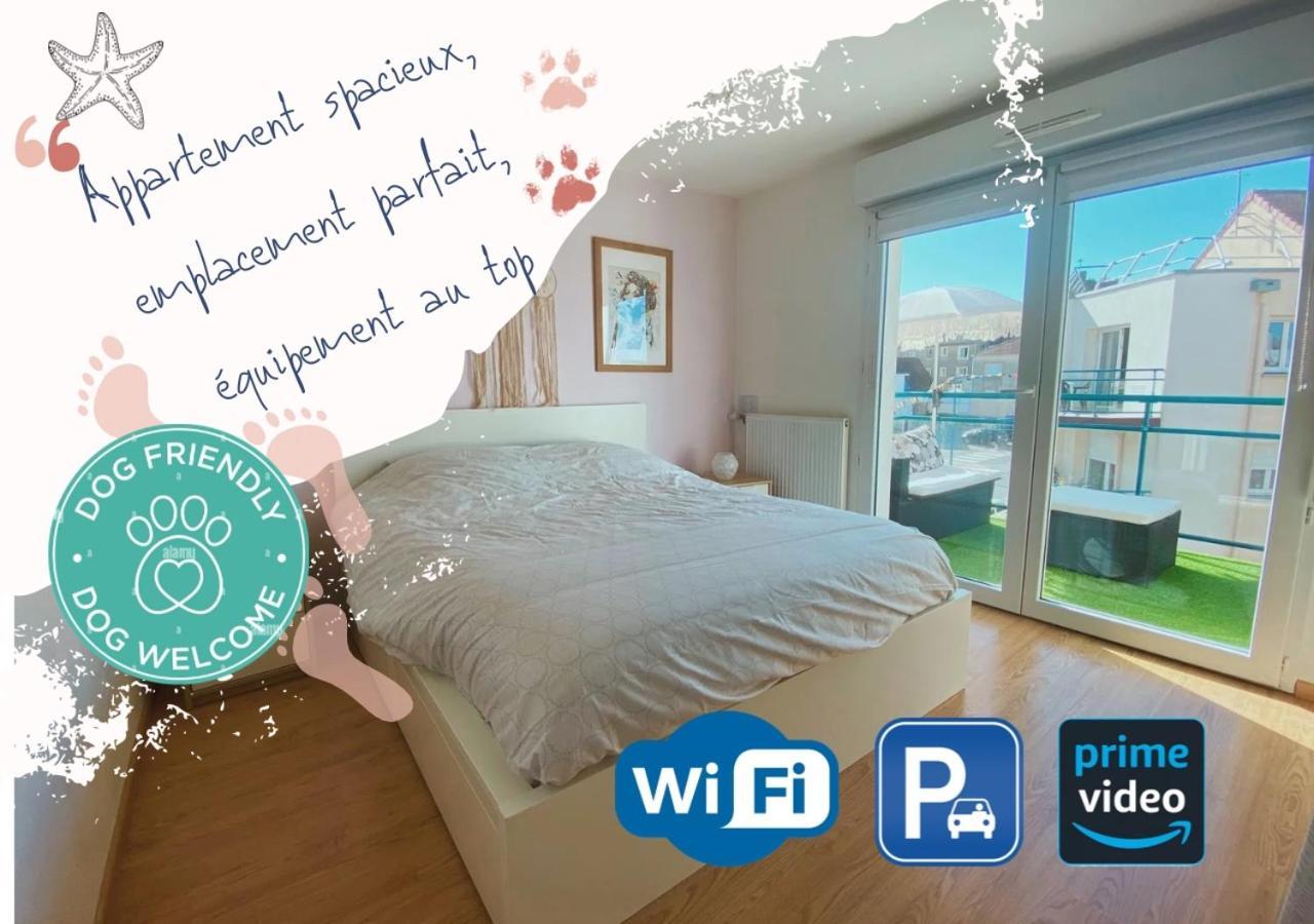 Fl'Heurt De Mer Appartement Au Pied De La Plage, Vue Mer Le Portel Exterior photo